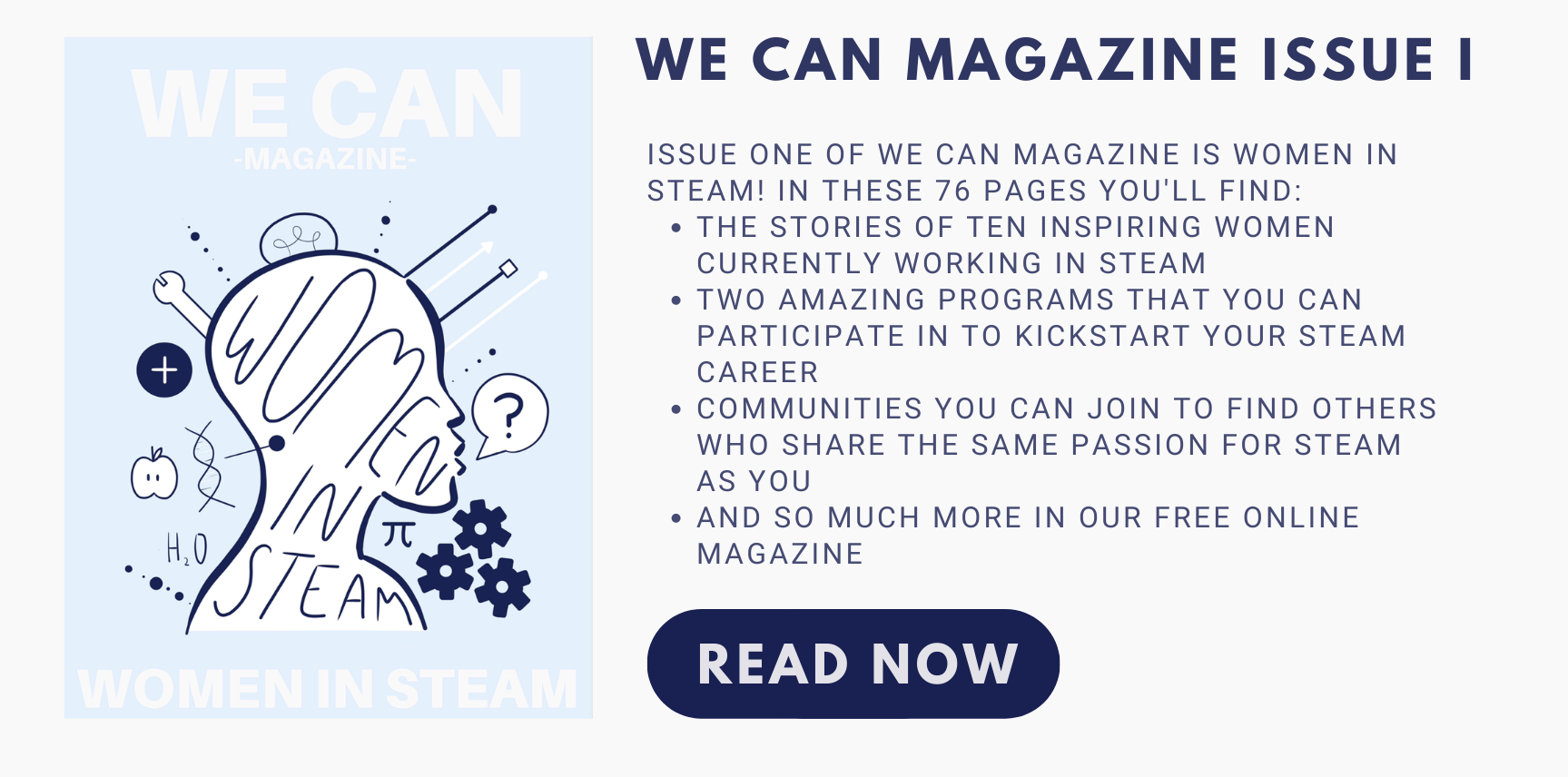 Read our first magazine!